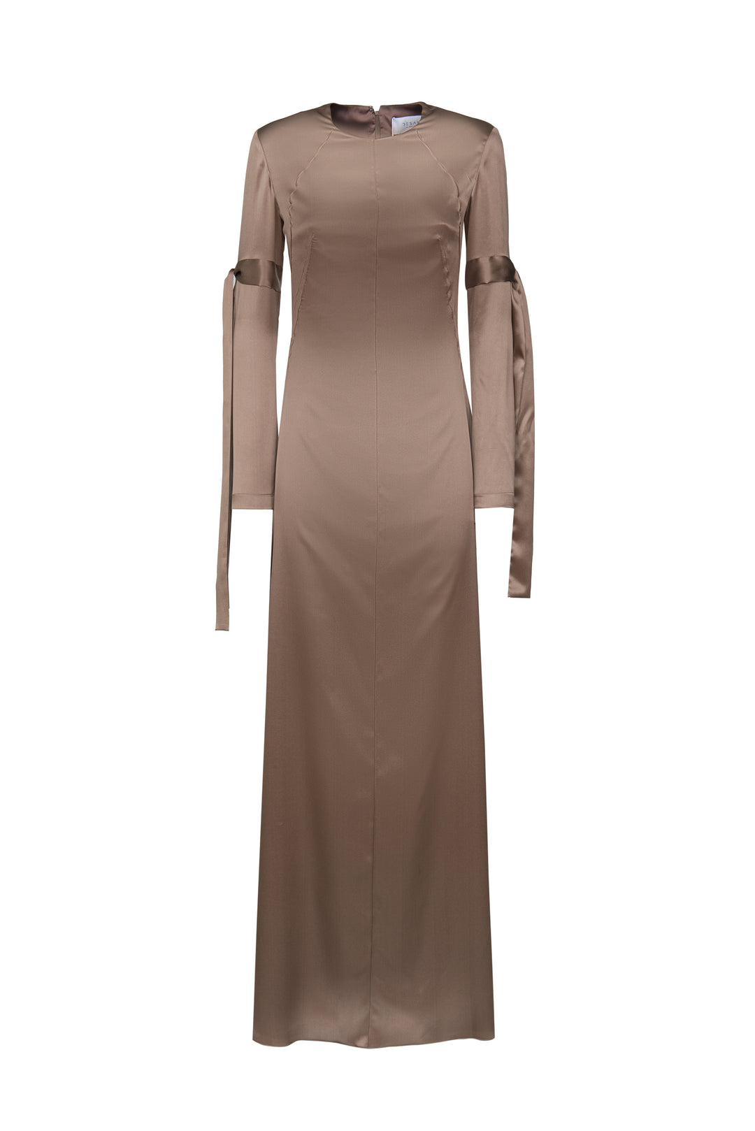 Abito in seta satin , linea tunica