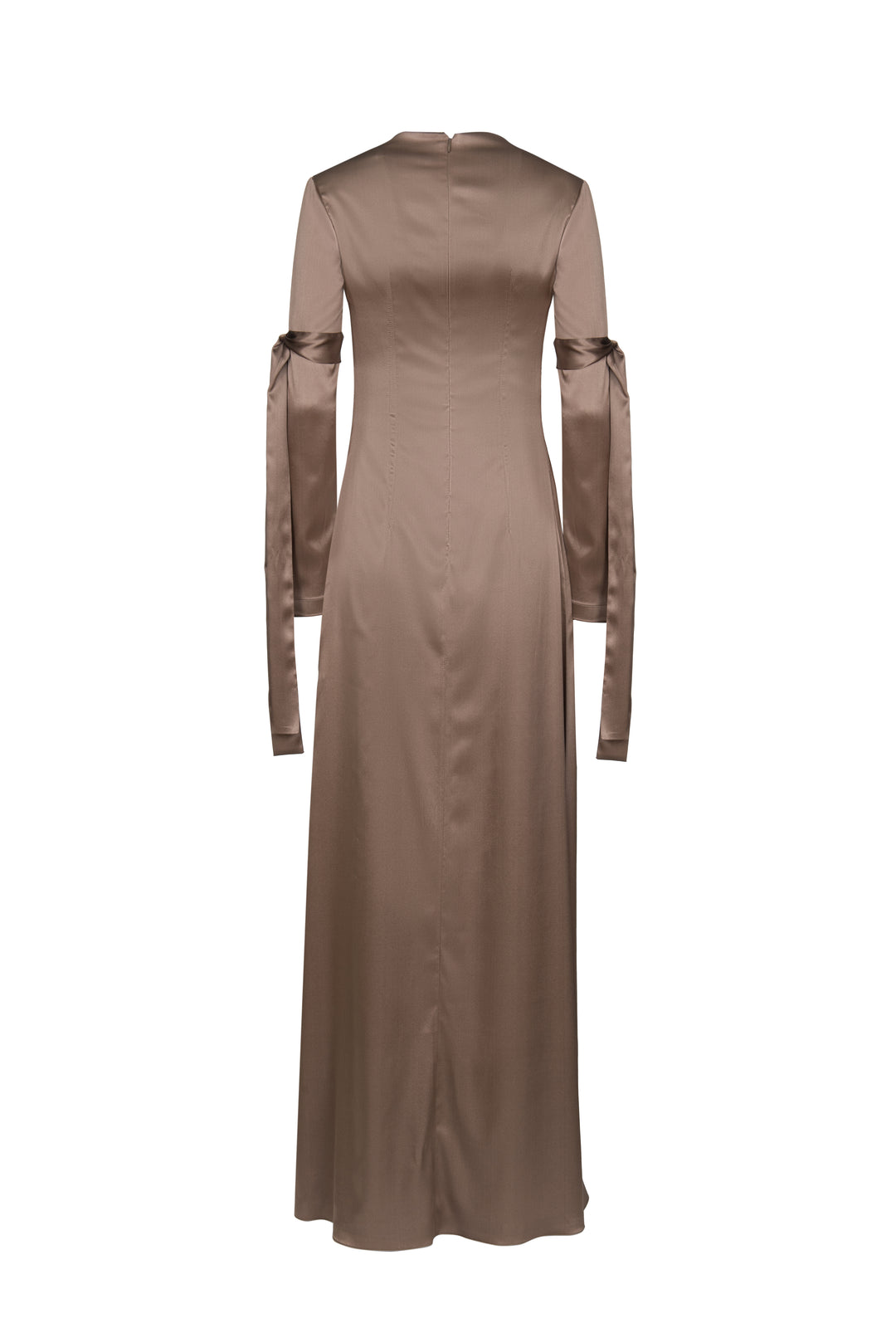 Abito in seta satin , linea tunica