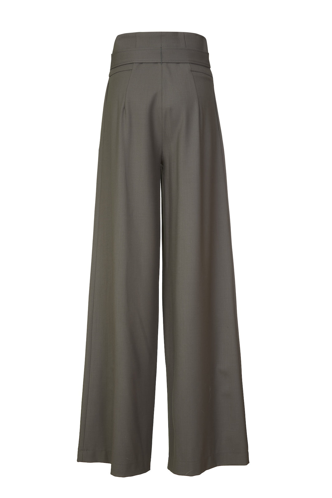 Pantalone vita alta con cintura