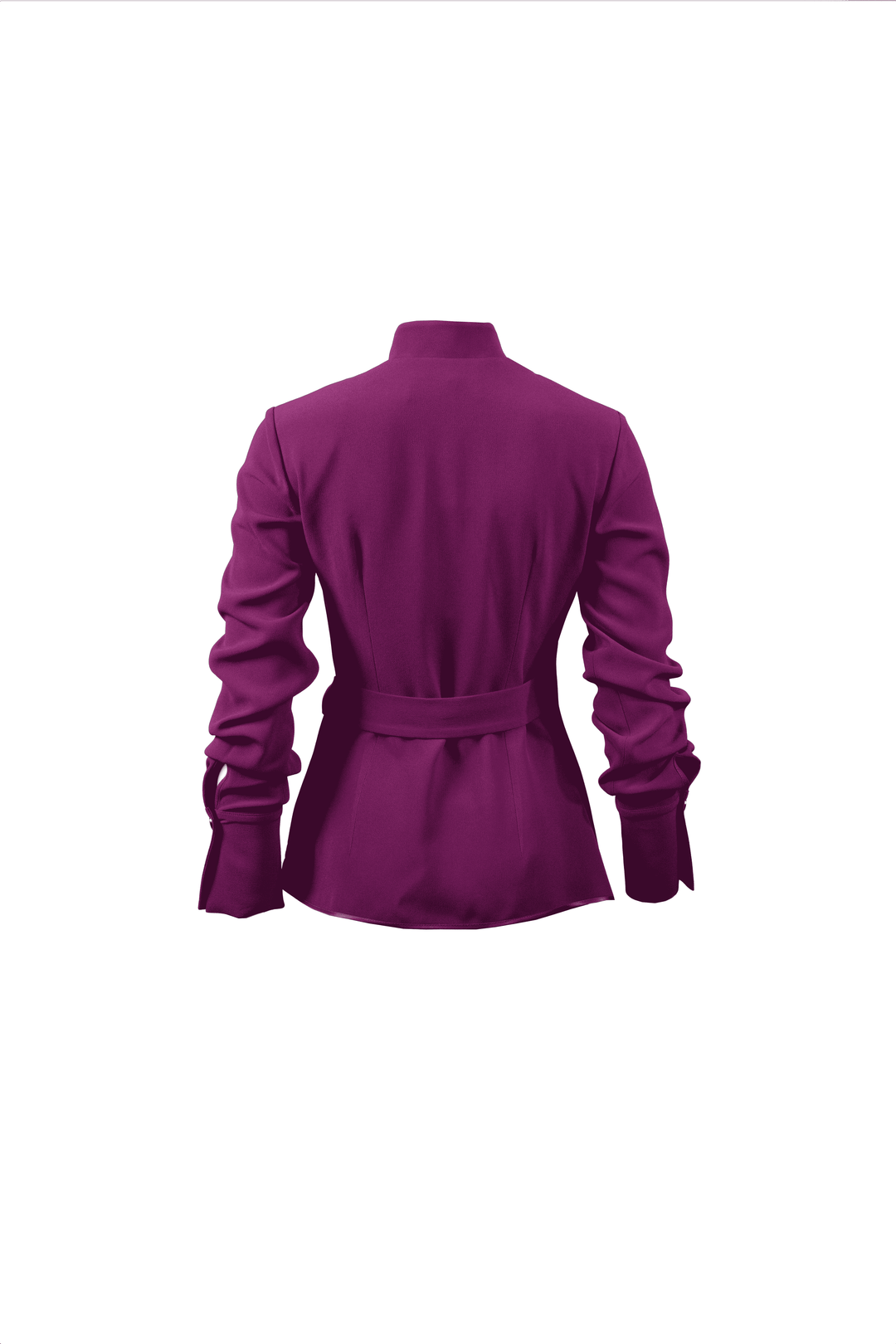 Draped Wrap Blouse