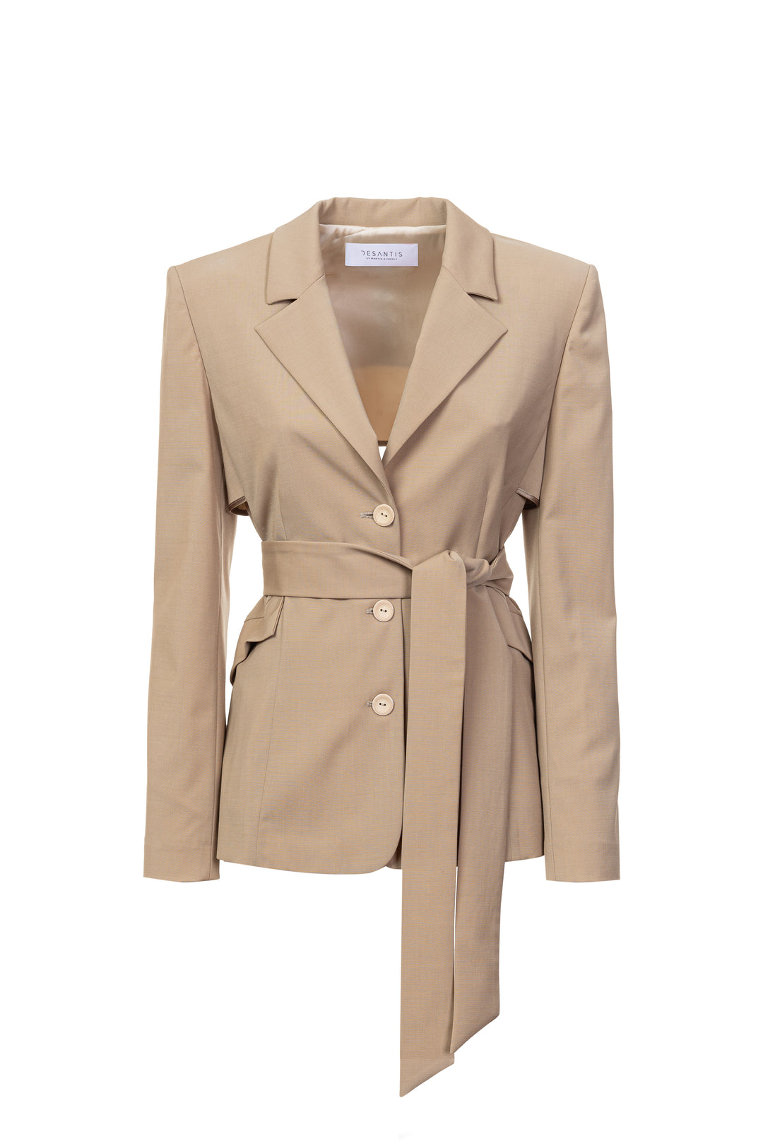Beige Tailored Jacket