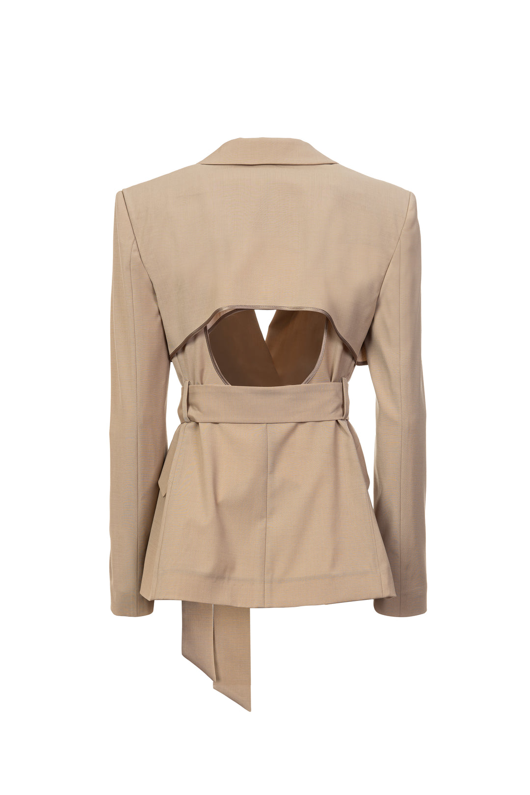 Beige Tailored Jacket