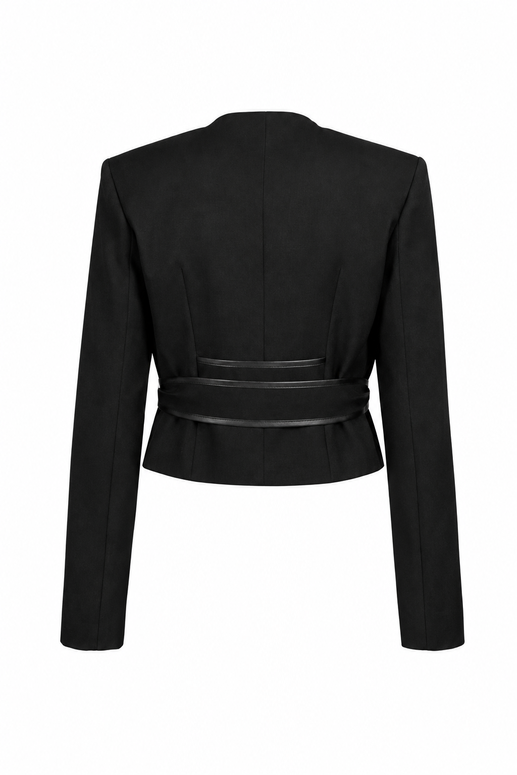 Belted Virgin Wool Jacket