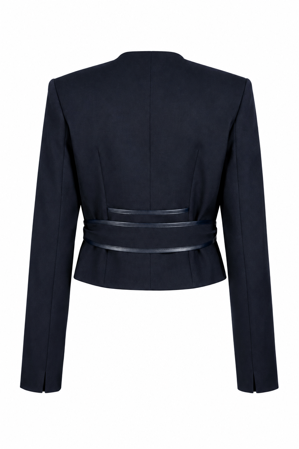 Belted Virgin Wool Jacket