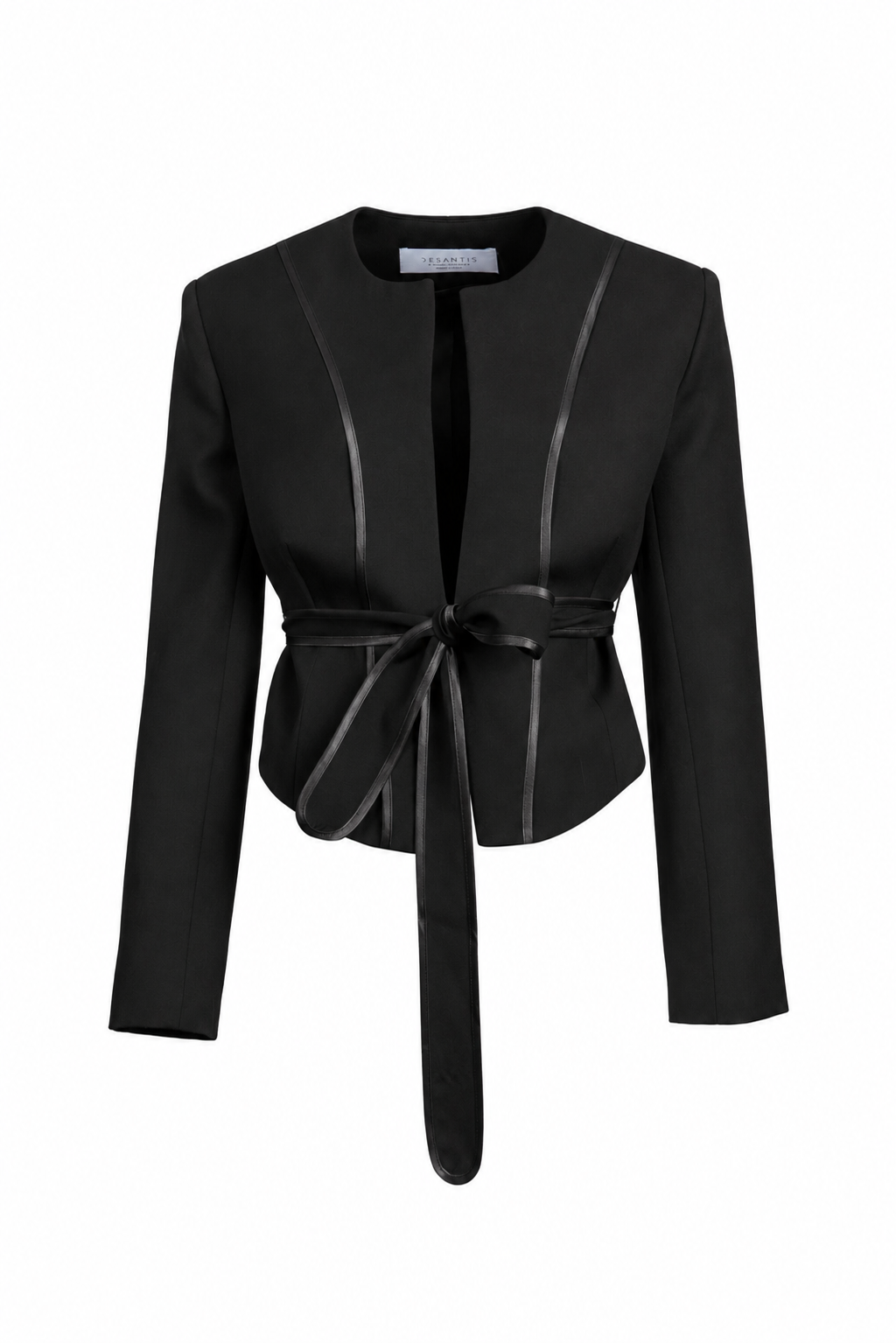 Belted Virgin Wool Jacket