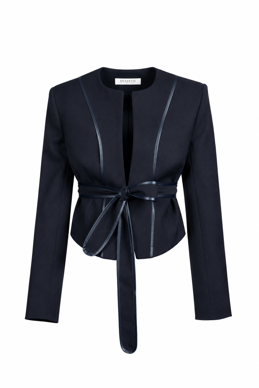 Belted Virgin Wool Jacket