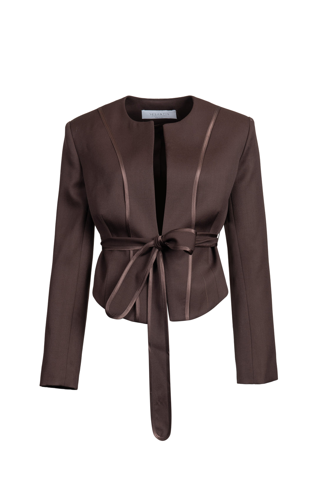 Belted Virgin Wool Jacket