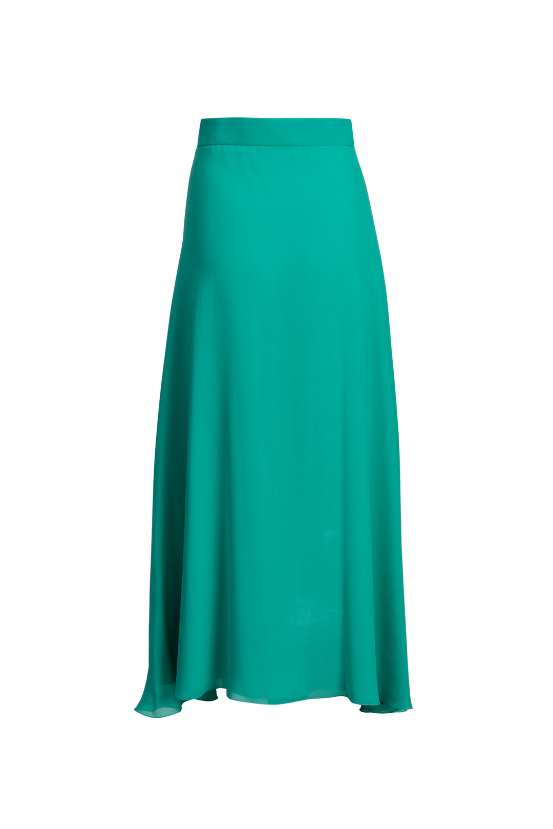 Meadow Green Silk Skirt