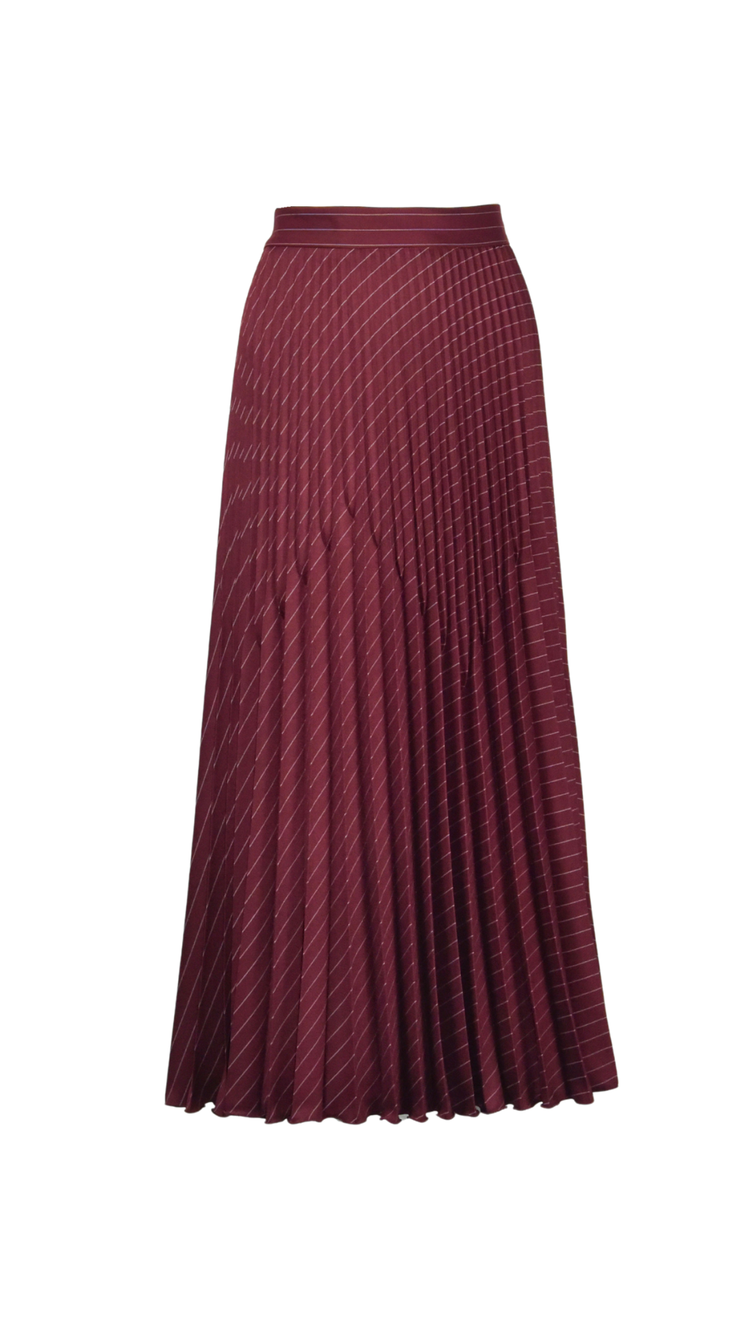 Jupe Tailleur Plissée avec Doublure