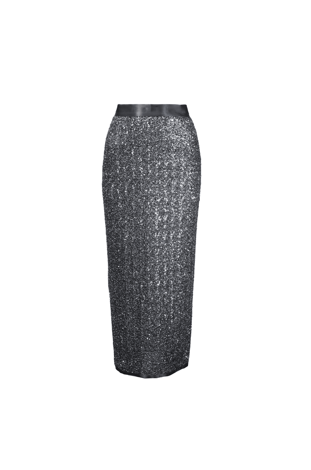 Embellished Sequin Maxi Skirt