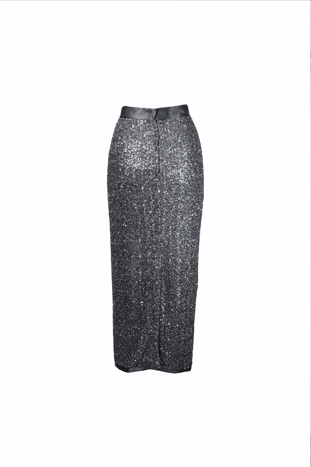 Embellished Sequin Maxi Skirt