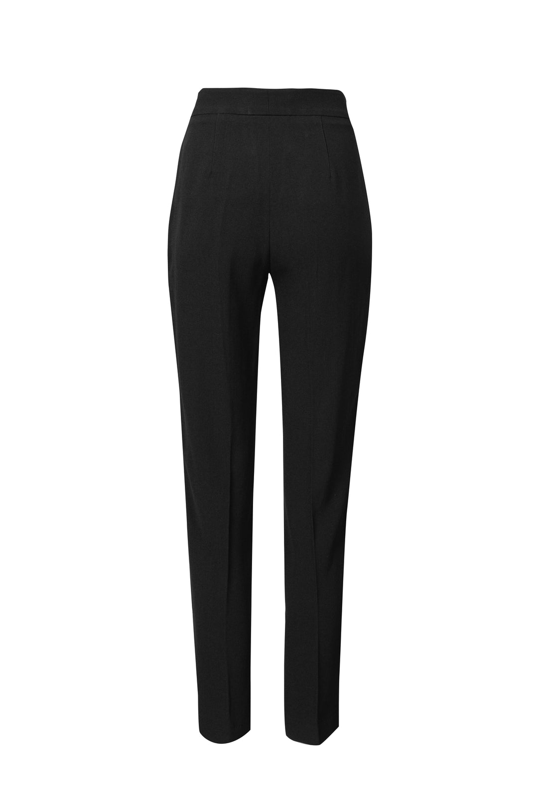 Silk-Trim Tailored Trousers