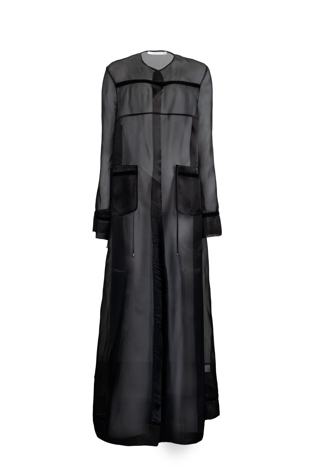 Sheer Silk Duster Coat