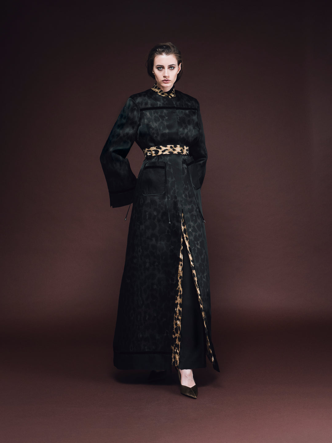 Sheer Silk Duster Coat