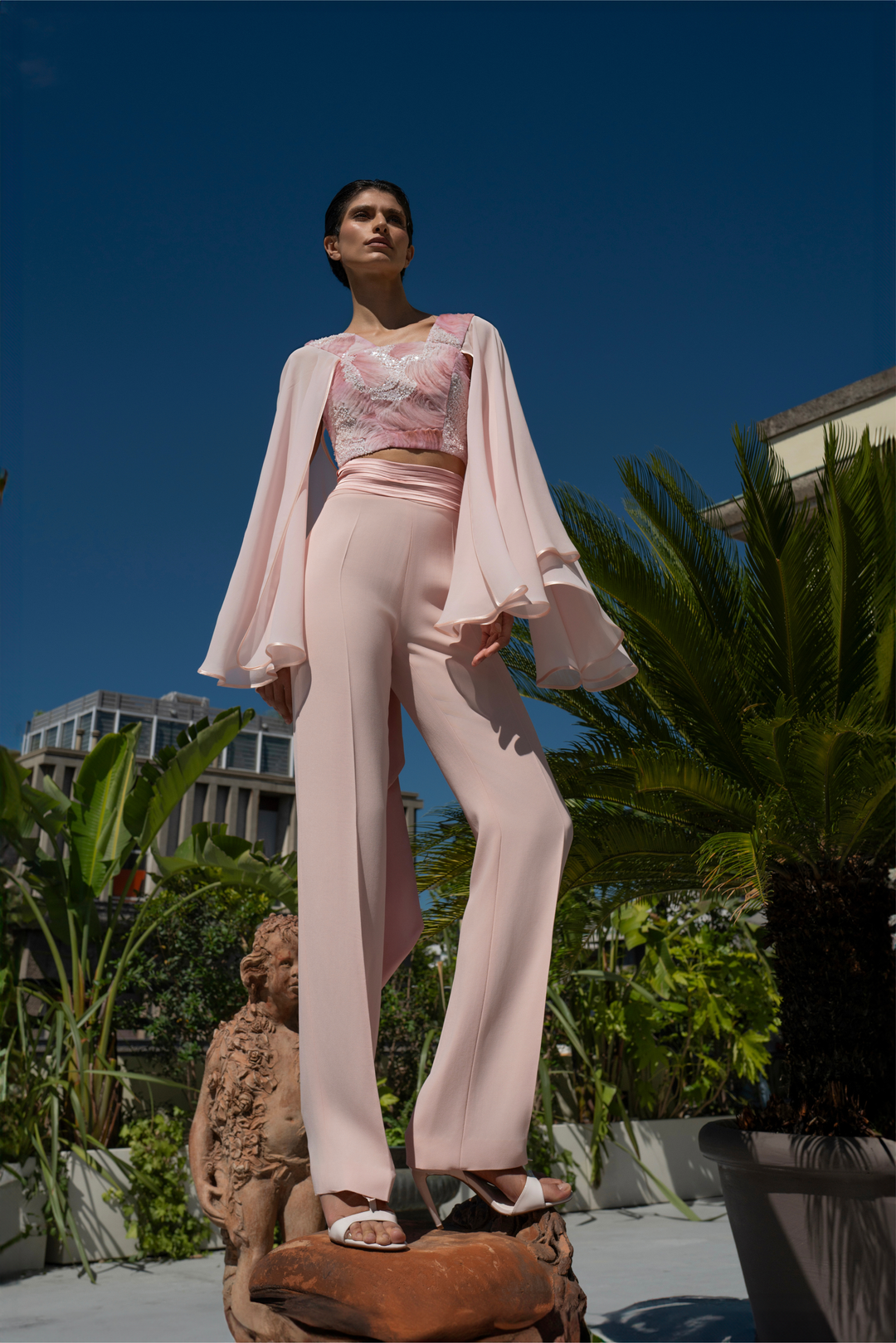 Pink Long Sleeved Top