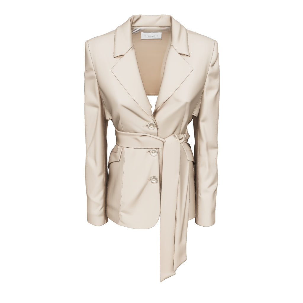 Beige Tailored Jacket