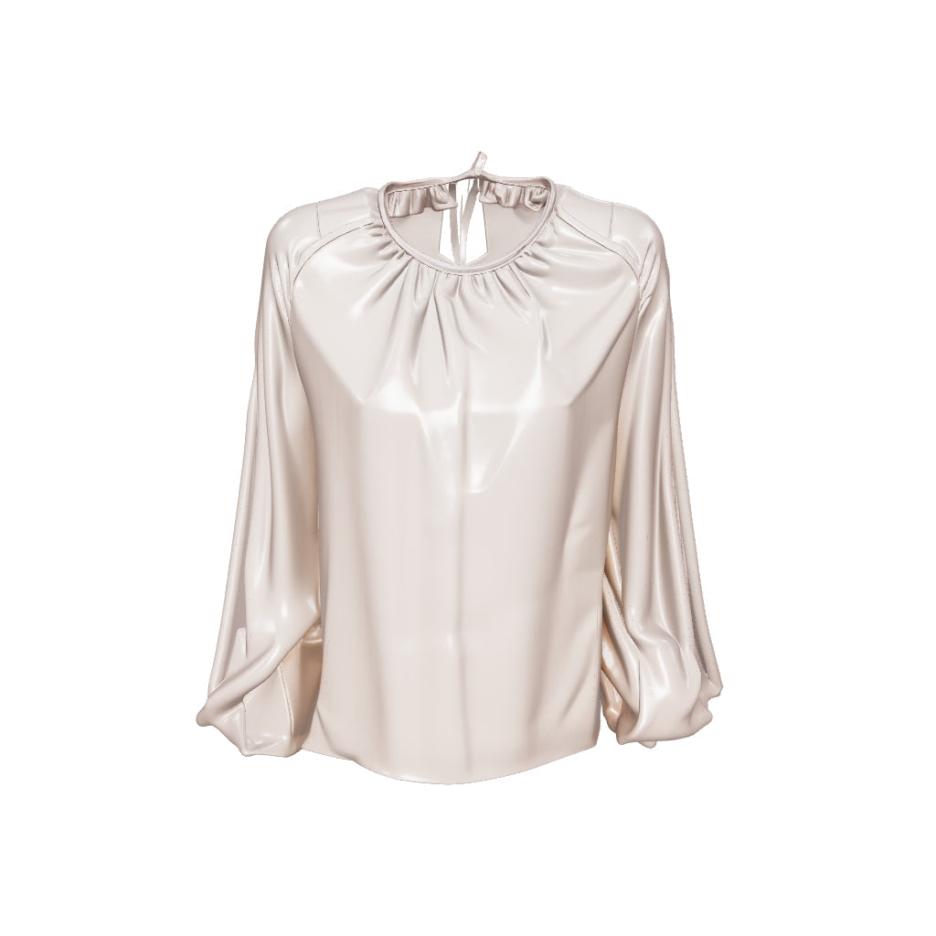 Cipria Silk Blouse