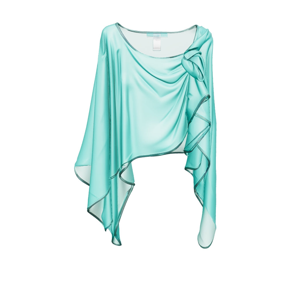 Meadow Green Silk Stole