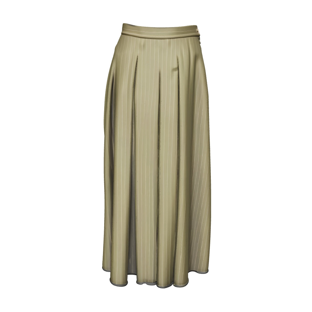 Tailored A-line Skirt with Lining