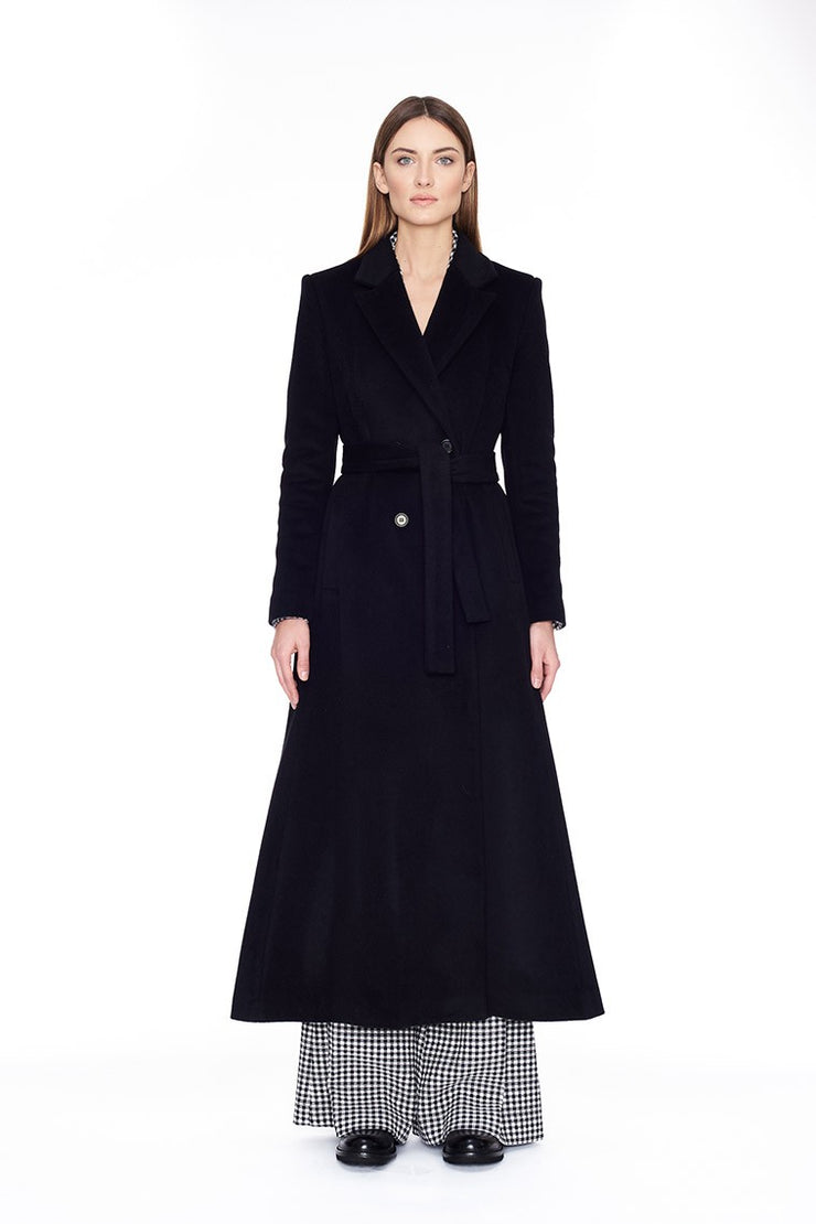 Cappotto doppio petto nero