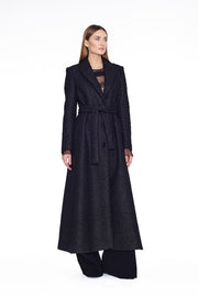 Cappotto lungo con cintura